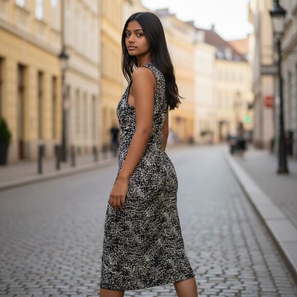 Proenza Schouler White Label Knit Midi Dress S - Picture 3 of 6